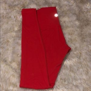 Lululemon coral leggings
